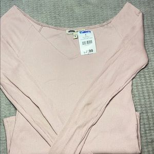 off the shoulder, tight, ribbed too